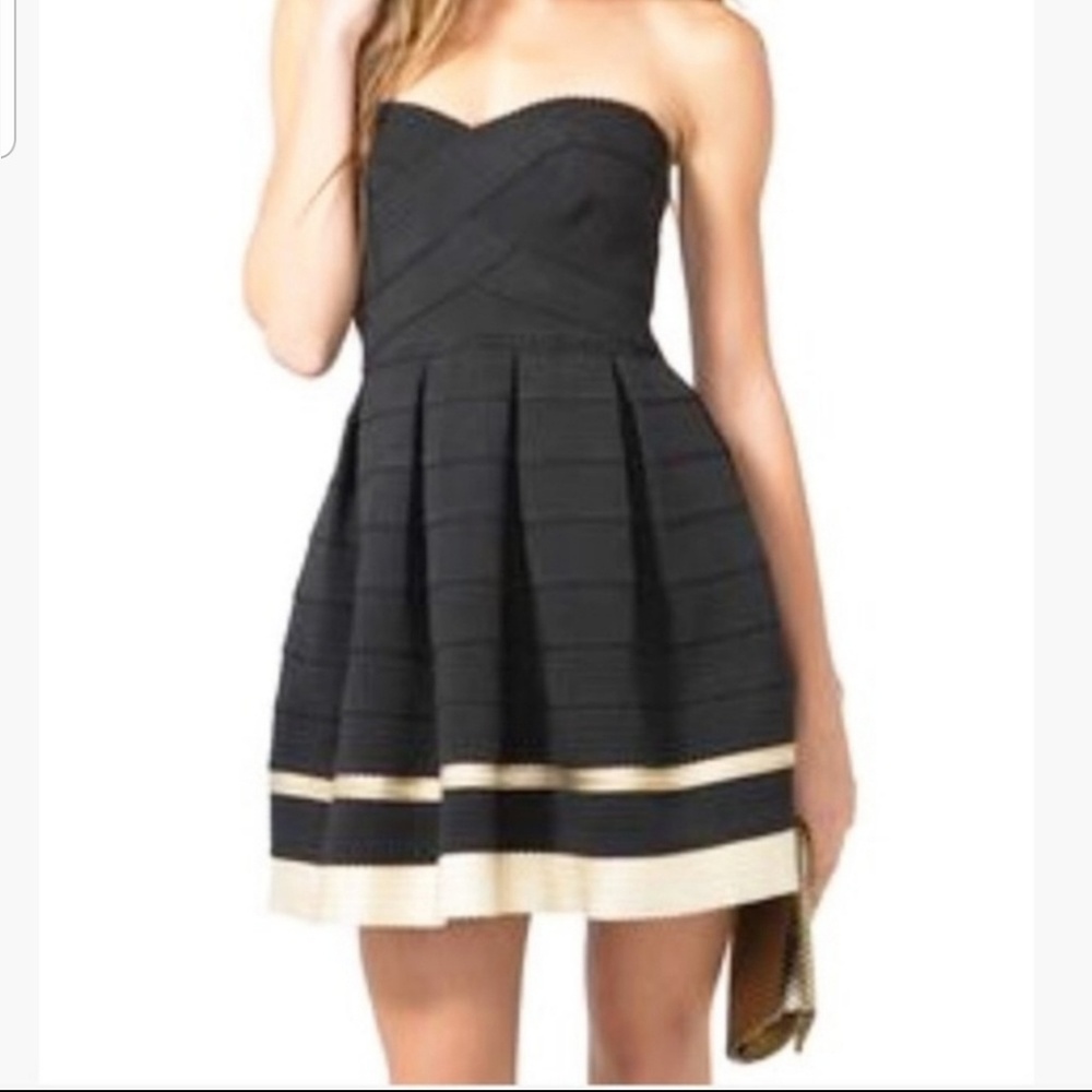 Black and white dress